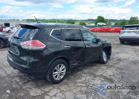 2016 Nissan Rogue Sv из США, поврежденный, VIN KNMAT2MV6GP634394